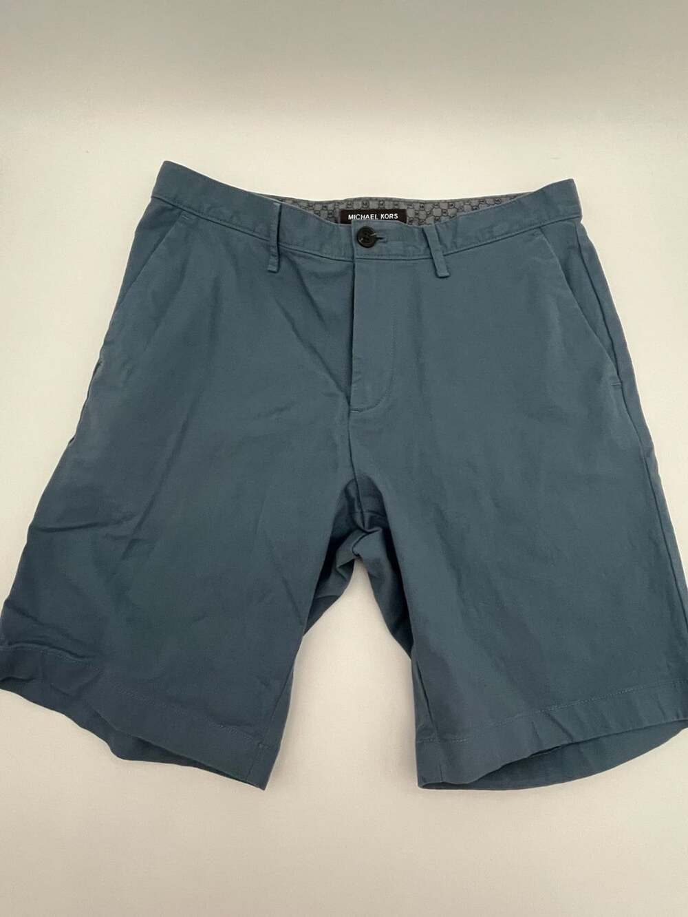 Michael Kors MK Dusty Blue Chino Shorts Men's Size 30 preppy golf country club
